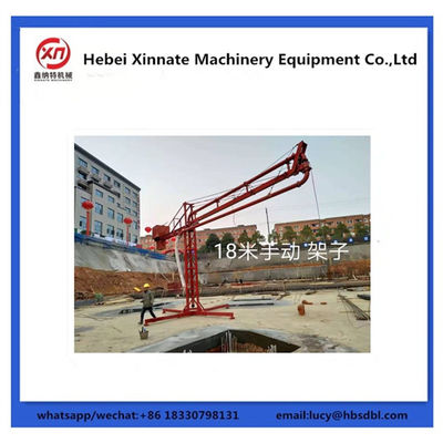 12m 18m Concrete Boom Placer Manual Electric